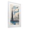 Stupell Industries Blue & Beige New York Travel Framed Print Under Glass, design by Annabelle Hall
